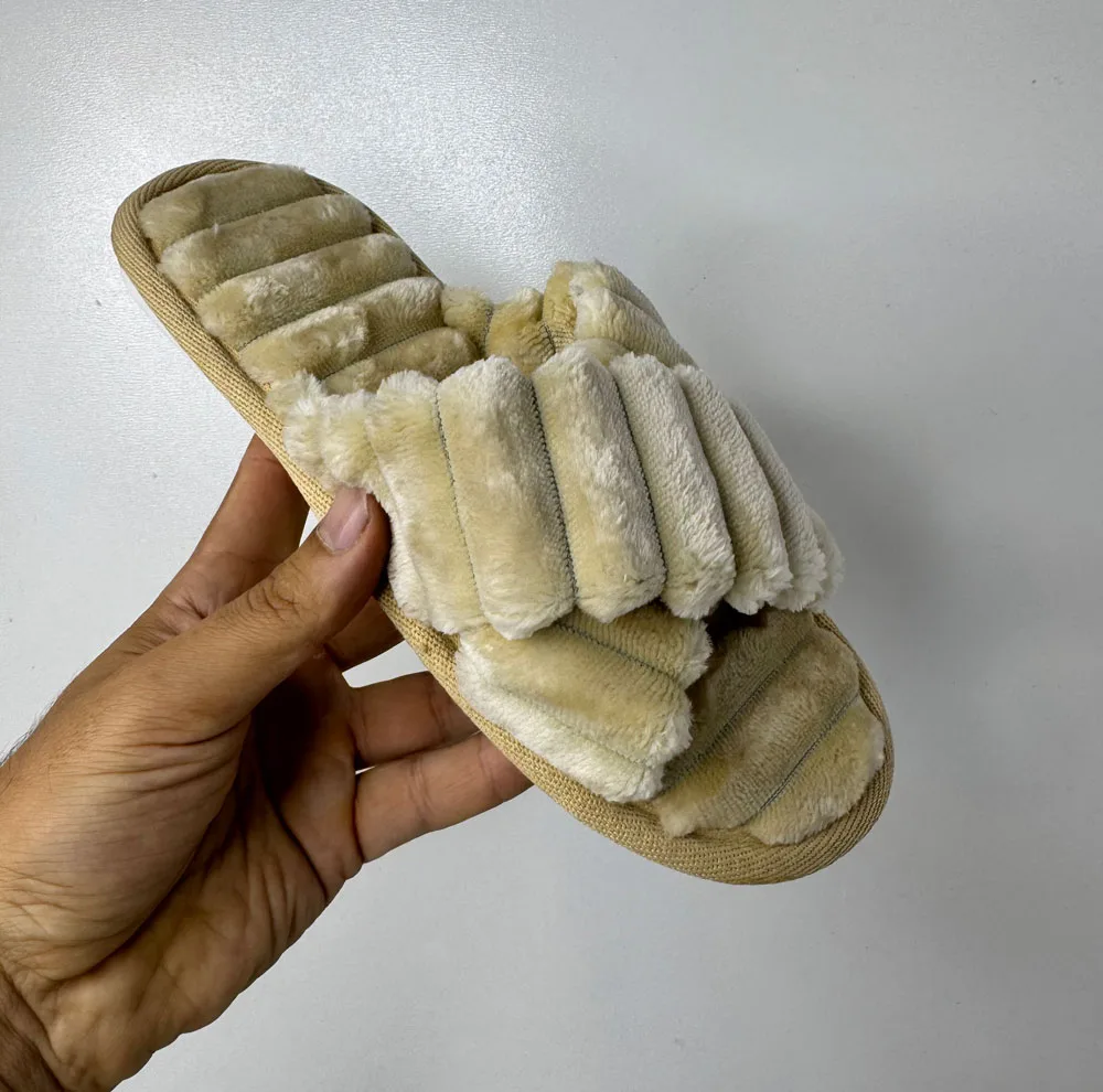 دمپایی حوله‌ای نیکتا مدل 12000-11 کد 1703-CR