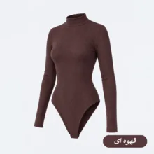 بادی  آستین بلند یقه ایستاده زنانه کبریتی مدل Riell کد S1195
