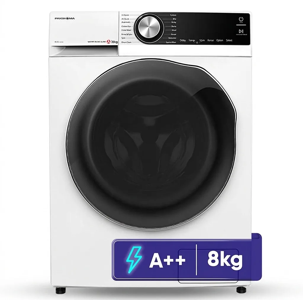 ماشین لباسشویی 8 کیلوگرم اتوماتیک پاکشوما مدل U-8