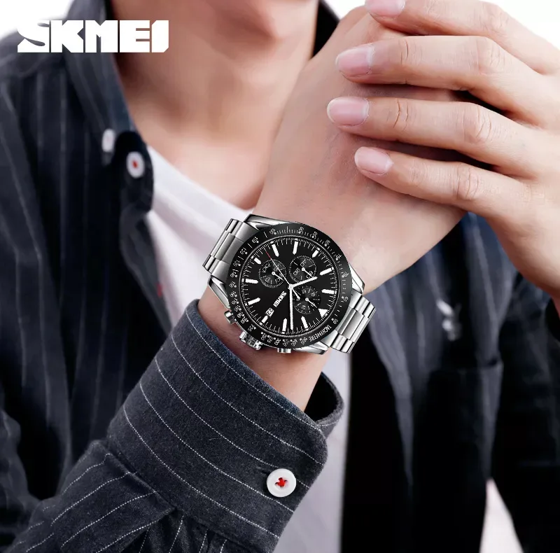 ساعت مچی عقربهای مردانه اسکمی مدل 9253 SIBK