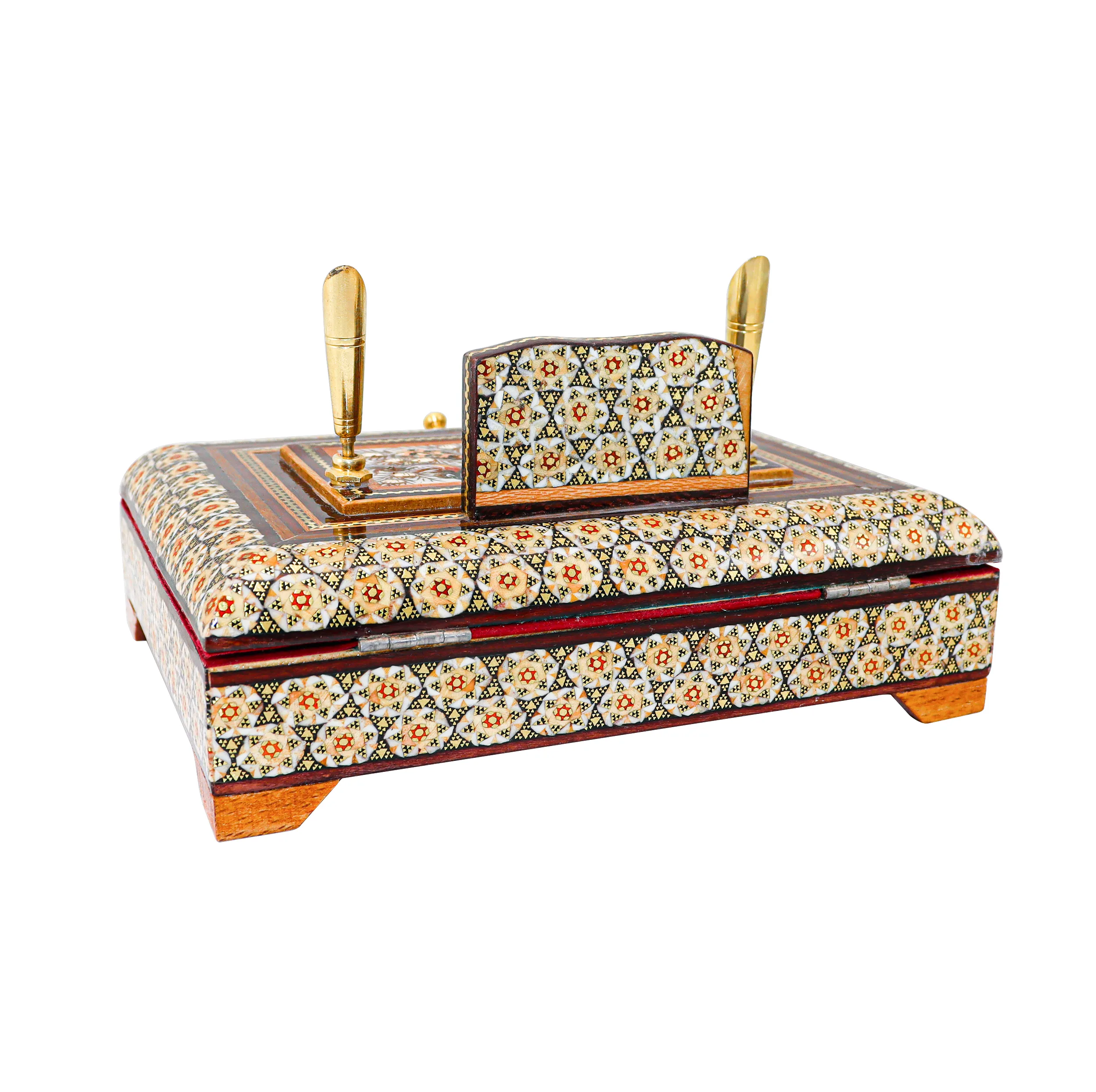 قلمدان خاتم کاری مدل دانشجویی کد Br20p15-2f2