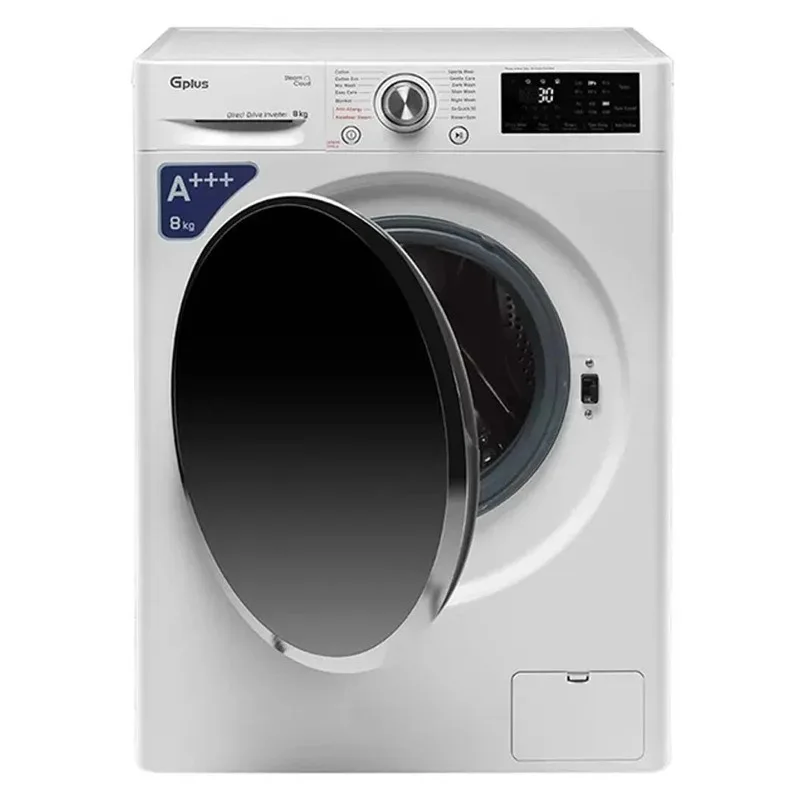 ماشین لباسشویی 8 کیلوگرم اتوماتیک جی پلاس مدل GWM-R808S