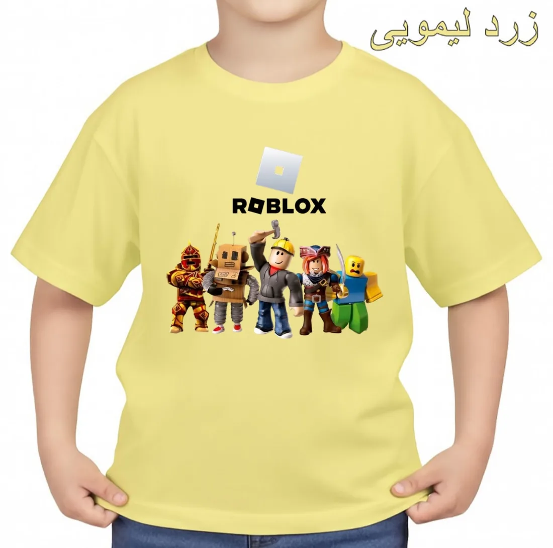 تیشرت آستین کوتاه بچگانه مدل روبلاکس کد p1