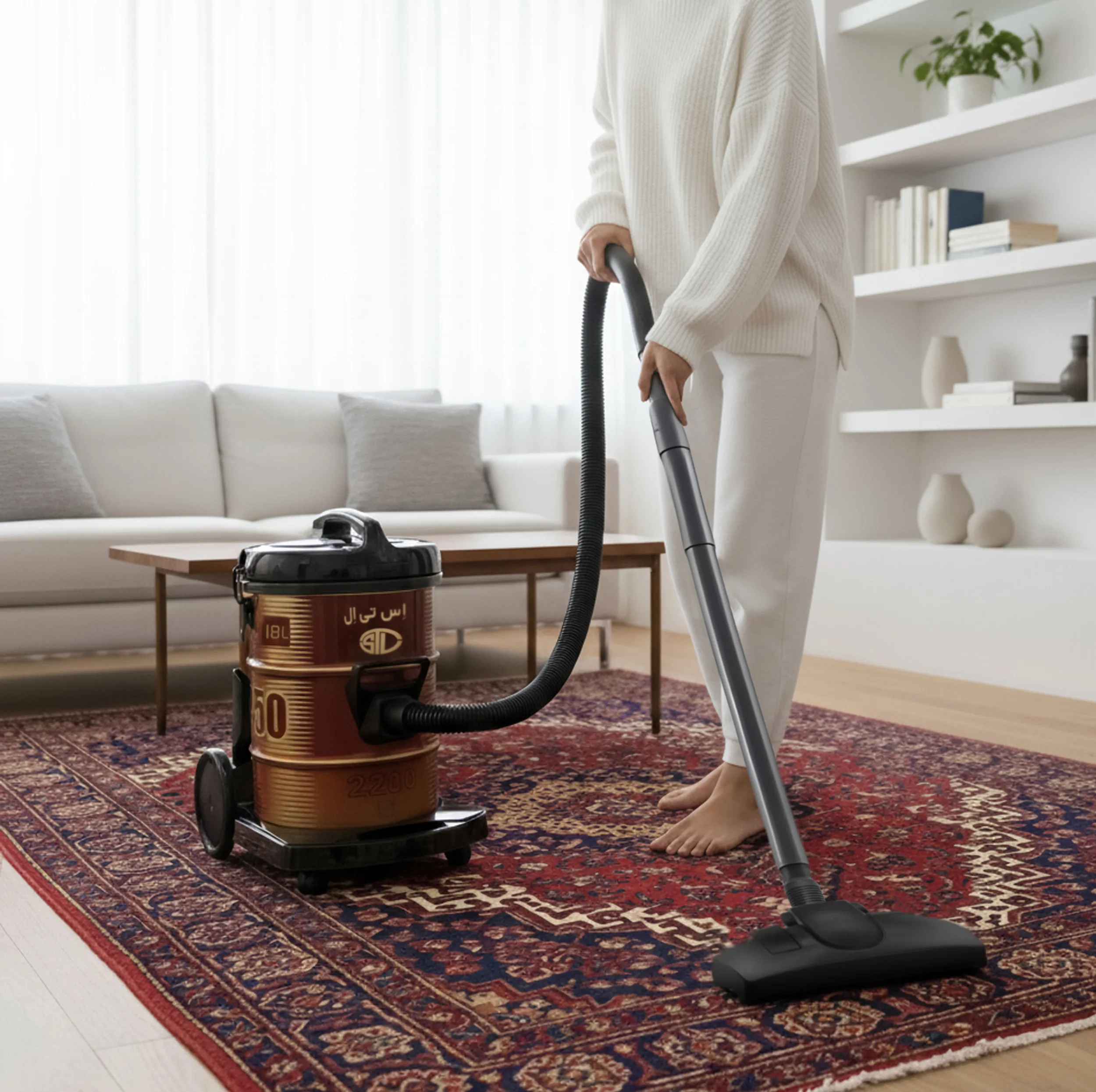 جاروبرقی سطلی 2200 وات اس تی ال مدل VC-950F
