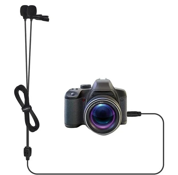 میکروفن یقه‌ای کامیکا مدل CVM-D02 با درگاه اتصال جک 3.5 میلی‌متری