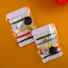 نخ و سوزن مسافرتی کد 12 بسته 5 عددی
