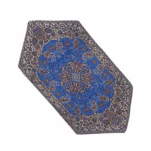 ست سه تکه رومیزی ترمه مدل نسترن کد BUC3-3