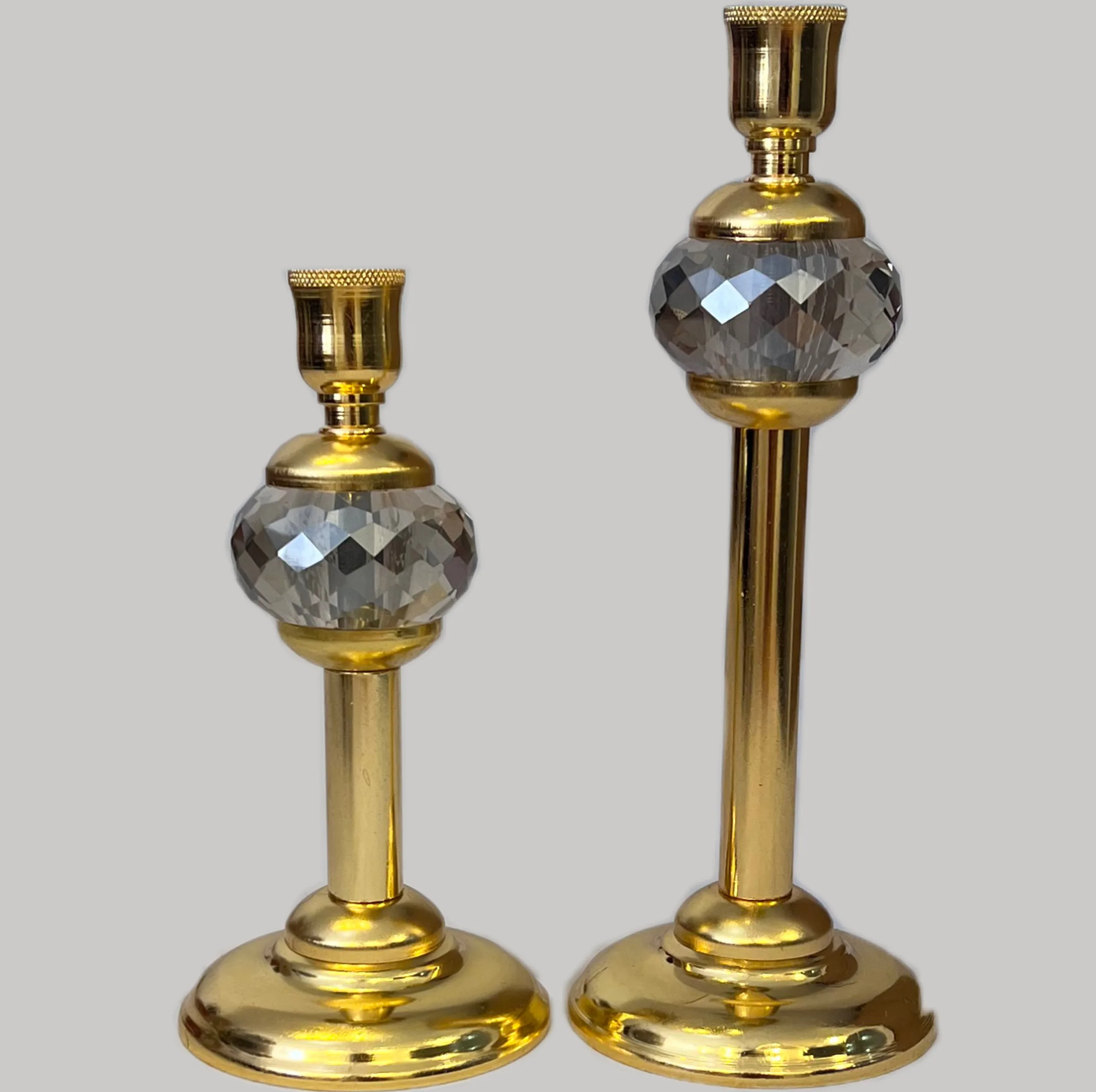 شمعدان نورهام مدل کریستالی کد SHM 10-5 مجموعه 2 عددی