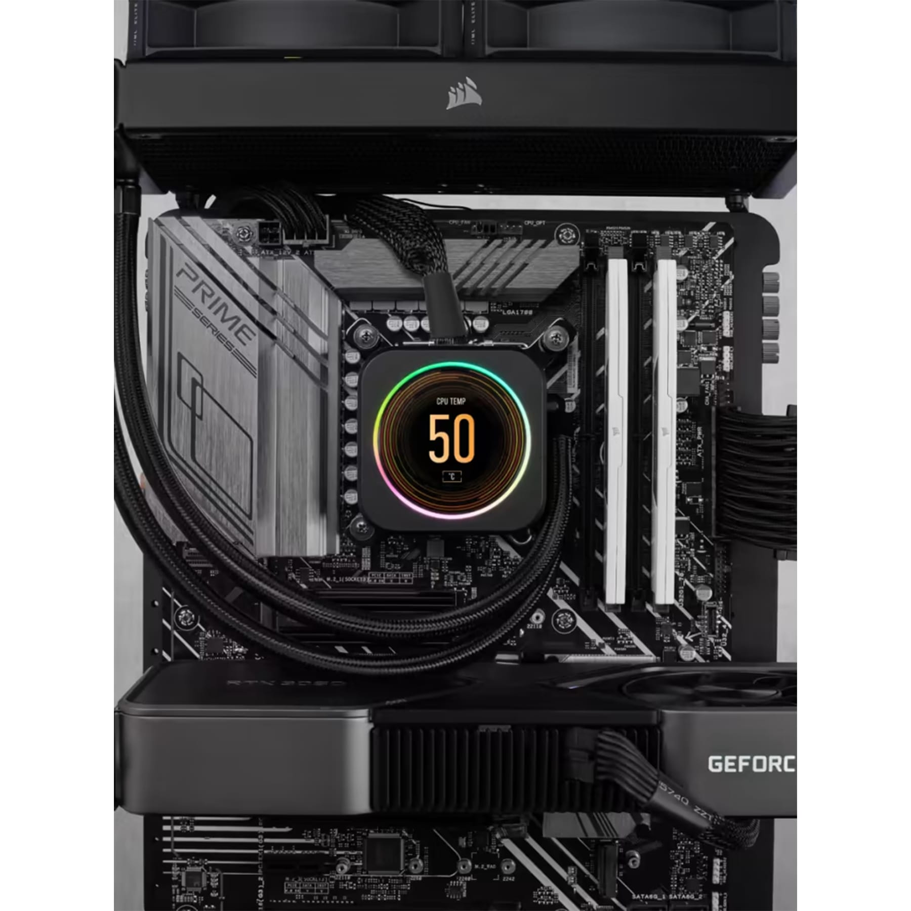 رم دسکتاپ DDR5 دو کاناله 5200 مگاهرتز CL40 کورسیر مدل VENGEANCE ظرفیت 64 گیگابایت