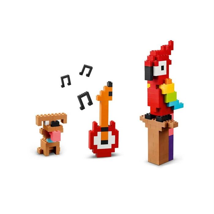 لگو سری کلاسیک مدل آجر رنگارنگ کد 11030