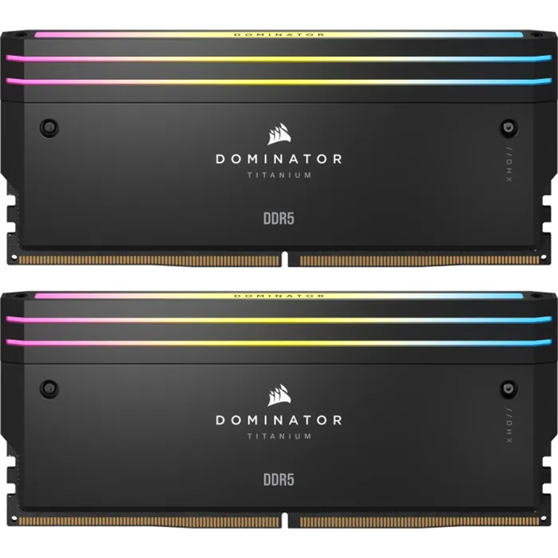 رم دسکتاپ ddr5 دو کاناله 6600 مگاهرتز cl32 کورسیر مدل DOMINATOR TITANIUM ظرفیت 64 گیگابایت
