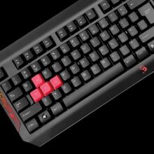 کیبورد مخصوص بازی ای فورتک مدل Q100