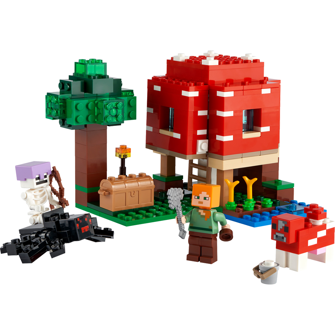 لگو مدل Minecraft The Mushroom House کد 21179