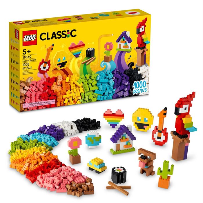 لگو سری کلاسیک مدل آجر رنگارنگ کد 11030