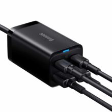شارژر رومیزی باسئوس مدل Desktop Fast 65W به همراه کابل USB-C