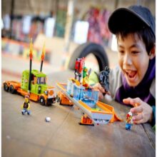 لگو مدل سیتی کامیون نمایشی و بدلکاری
