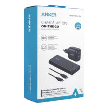 پاوربانک انکر مدل B1376L11 ظرفیت 26800 میلی آمپر ساعت به همراه شارژر دیواری و کابل تبدیل USB-C