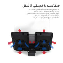 پایه خنک کننده  لپ تاپ دیپ کول مدل DP-N214A5-UPAL 2022