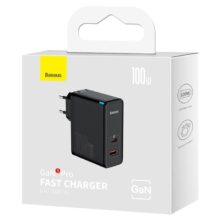 شارژر دیواری باسئوس مدل Baseus GaN5 Pro 100W CCGP090201