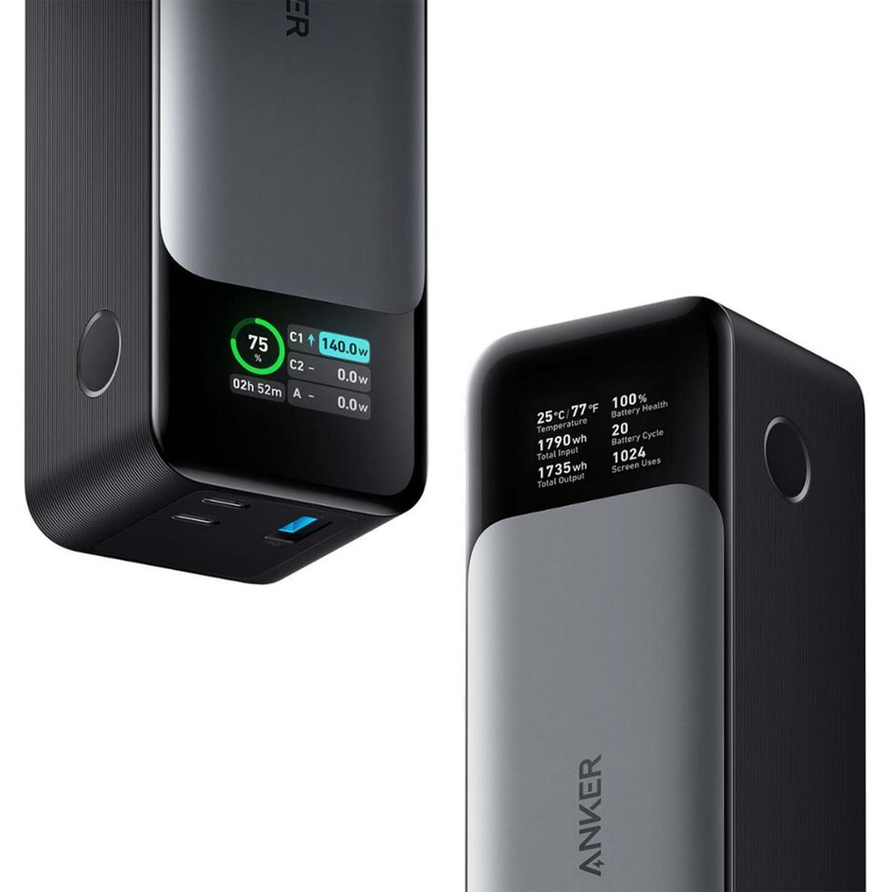 پاوربانک انکر مدل A1289 ظرفیت 24000 میلی آمپر ساعت
