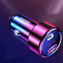 شارژر فندکی باسئوس مدل High Gloss