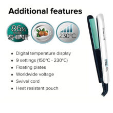 اتو مو و سشوار  رمینگتون مدل Shine Therapy S8500GP