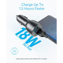 شارژر فندکی 36 وات انکر مدل PowerDrive 3 A2729