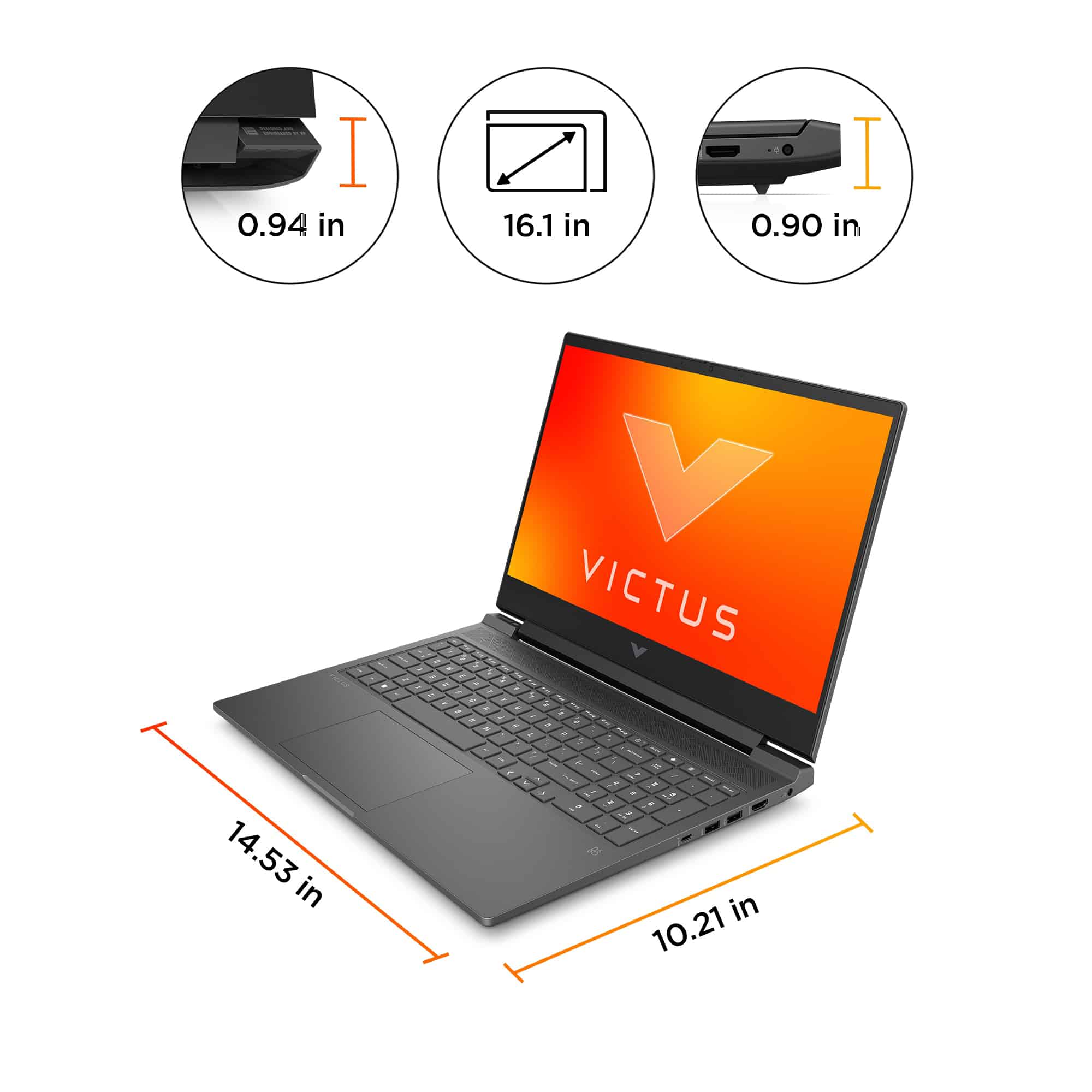 لپ تاپ 16.1 اینچی اچ‌ پی مدل Victus 16 Gaming R0046-i7 13700H 32GB 1SSD RTX4060