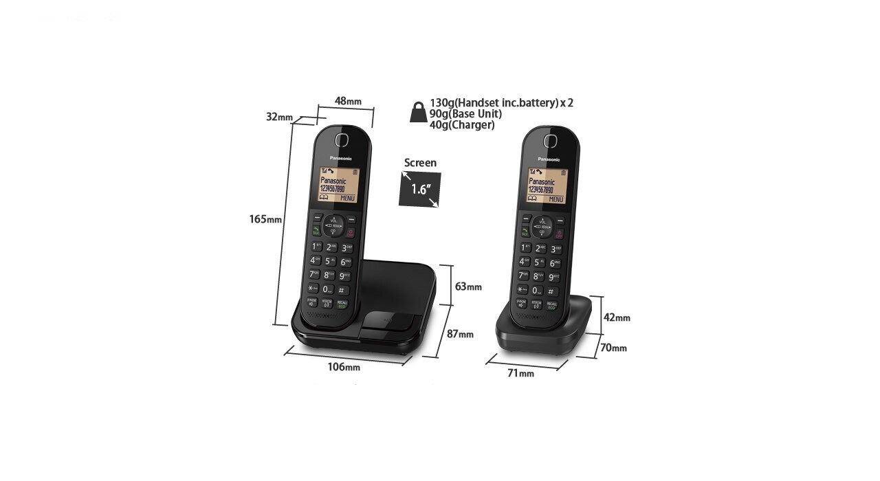 تلفن بی سیم پاناسونیک مدل KX-TGC412