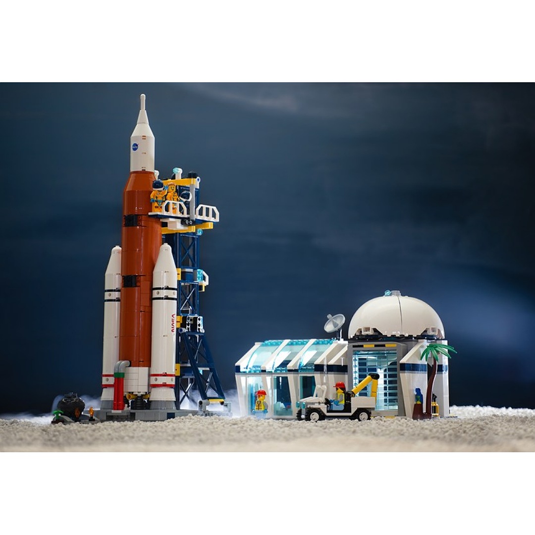 لگو مدل سیتی Rocket Launch Centre کد 60351