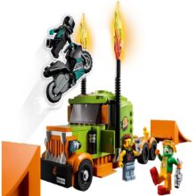 لگو مدل سیتی کامیون نمایشی و بدلکاری
