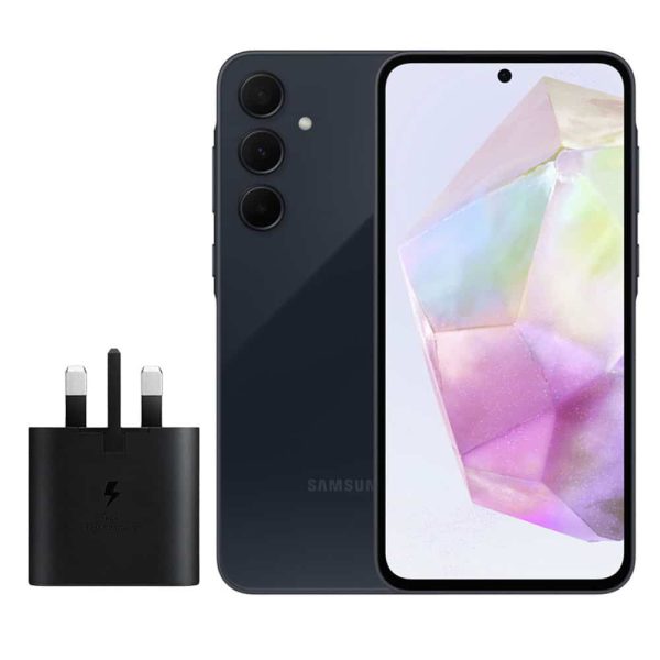 گوشی موبایل سامسونگ مدل Galaxy A35 دو سیم کارت ظرفیت 256 گیگابایت رم 8 گیگابایت به همراه شارژر سامسونگ - ویتنام