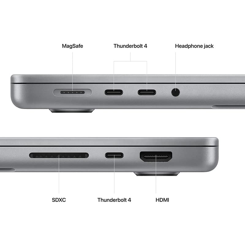 لپ تاپ 14.2 اینچی اپل مدل 2023 MacBook Pro MPHE3