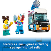 ساختنی لگو مدل LEGO 60384 City Penguin Slushy Van