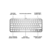 کیبورد بیسیم لاجیتک مدل MX KEYS MINI FOR MAC