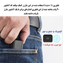 شارژر دیواری 20 وات باسئوس  مدل Quick Charger 20W