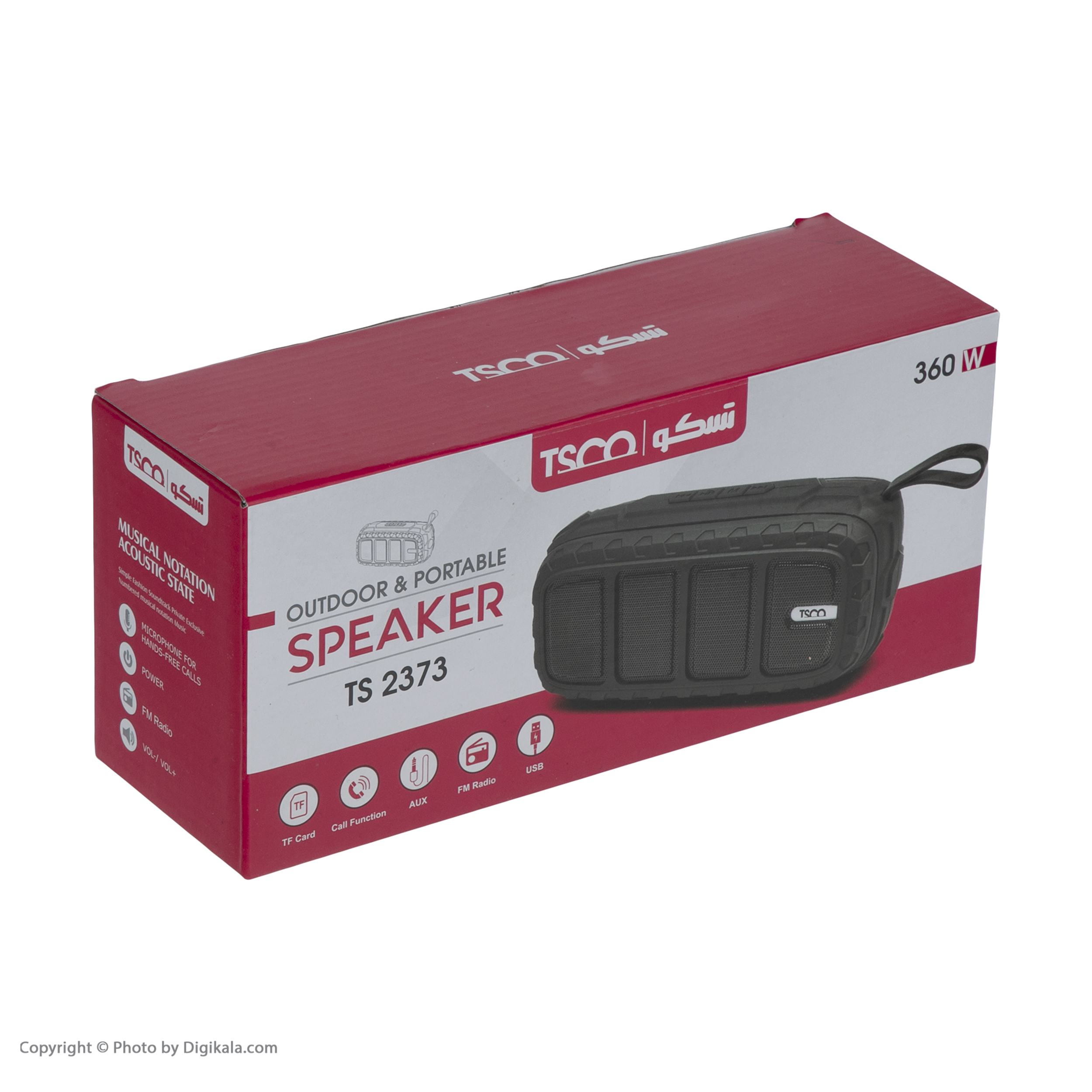 اسپیکر بلوتوثی قابل حمل تسکو مدل TS 2373