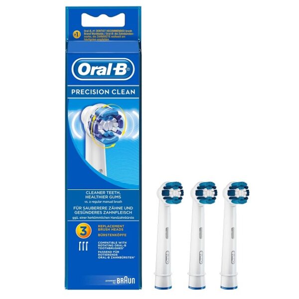 سری یدک مسواک برقی اورال-بی مدل Precision Clean بسته 3 عددی