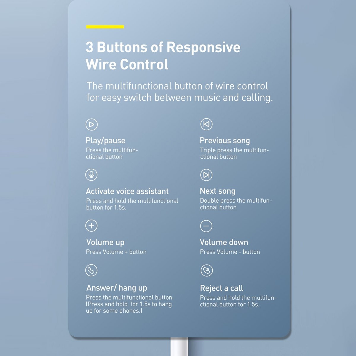 هندزفری باسئوس مدل NGCR020002