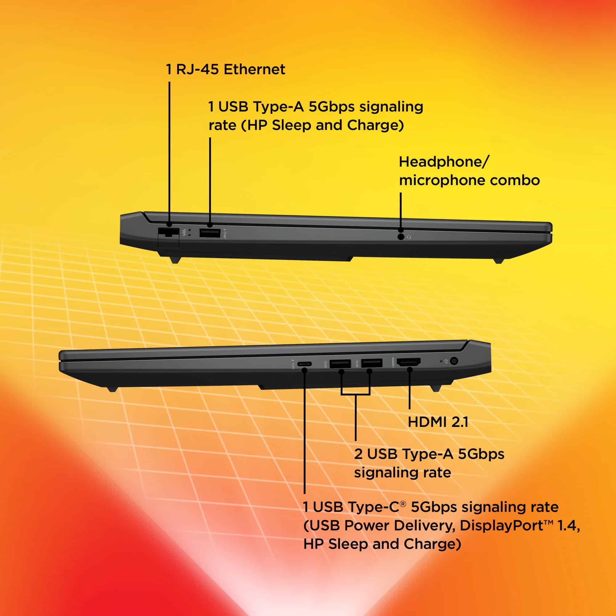 لپ تاپ 16.1 اینچی اچ پی مدل Victus 16 Gaming R0085CL-i7 13700H 64GB 1SSD RTX4070 W