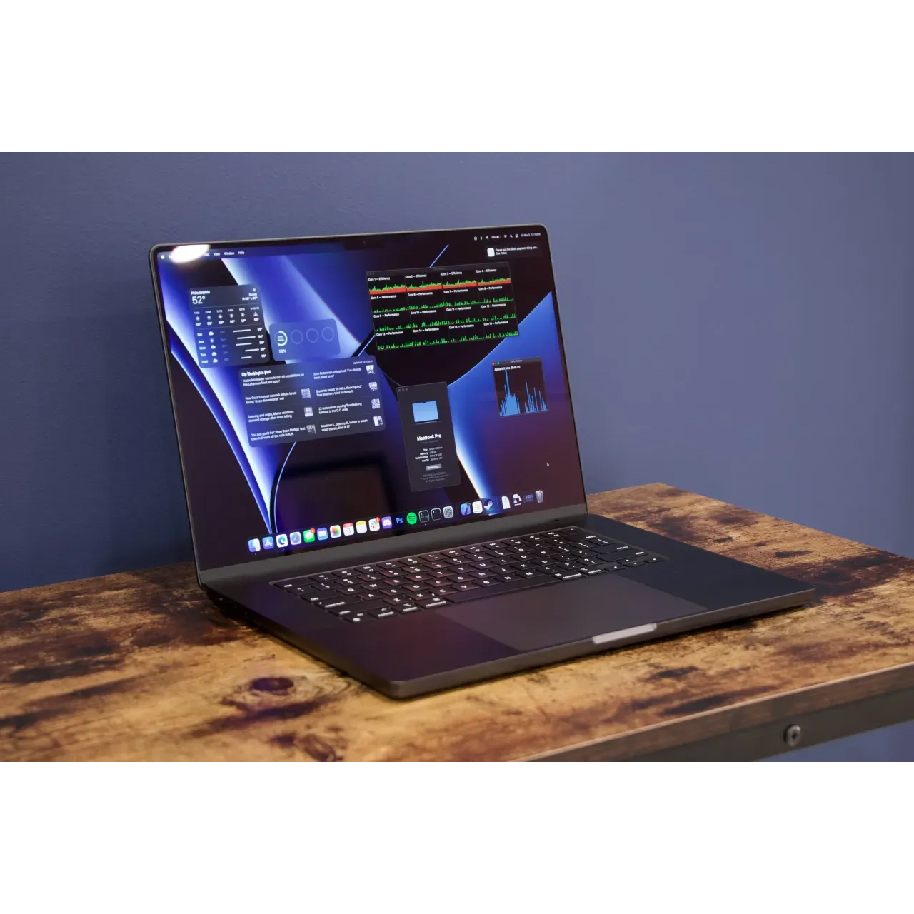 لپ تاپ 16.2 اینچی اپل مدل MacBook Pro MUW63 2023 LLA-M3 Max-48GB RAM-1TB SSD