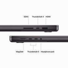 لپ تاپ 16.2 اینچی اپل مدل MacBook Pro MRW13 2023-M3 Pro 18GB 512SSD