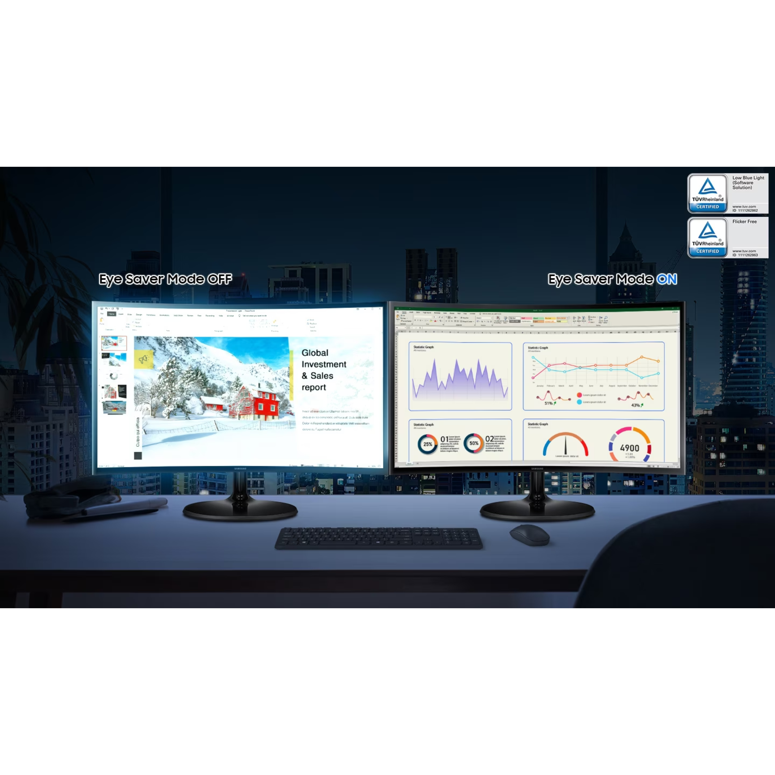 مانیتور خمیده سامسونگ مدل LS24C360 سایز 24 اینچ