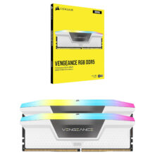 رم دسکتاپ DDR5 دو کاناله 5600 مگاهرتز CL40 کورسیر مدل VENGEANCE RGB ظرفیت 64 گیگابایت