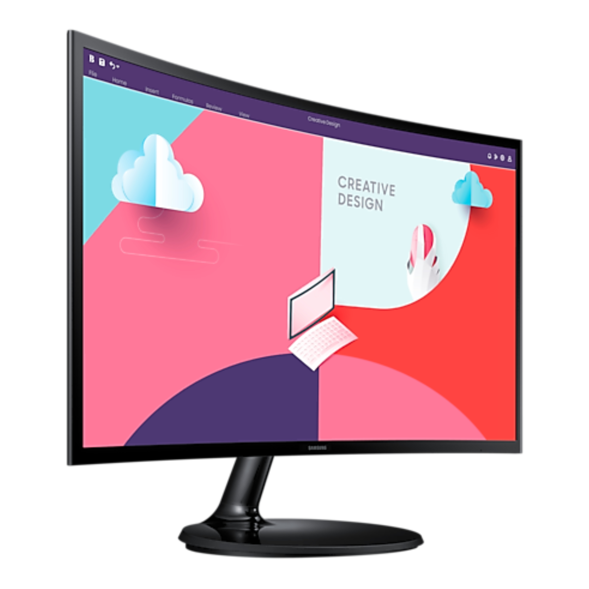 مانیتور خمیده سامسونگ مدل LS24C360 سایز 24 اینچ