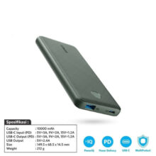 پاوربانک انکر مدل PowerCore III Sense 10k ظرفیت 10000 میلی آمپر ساعت