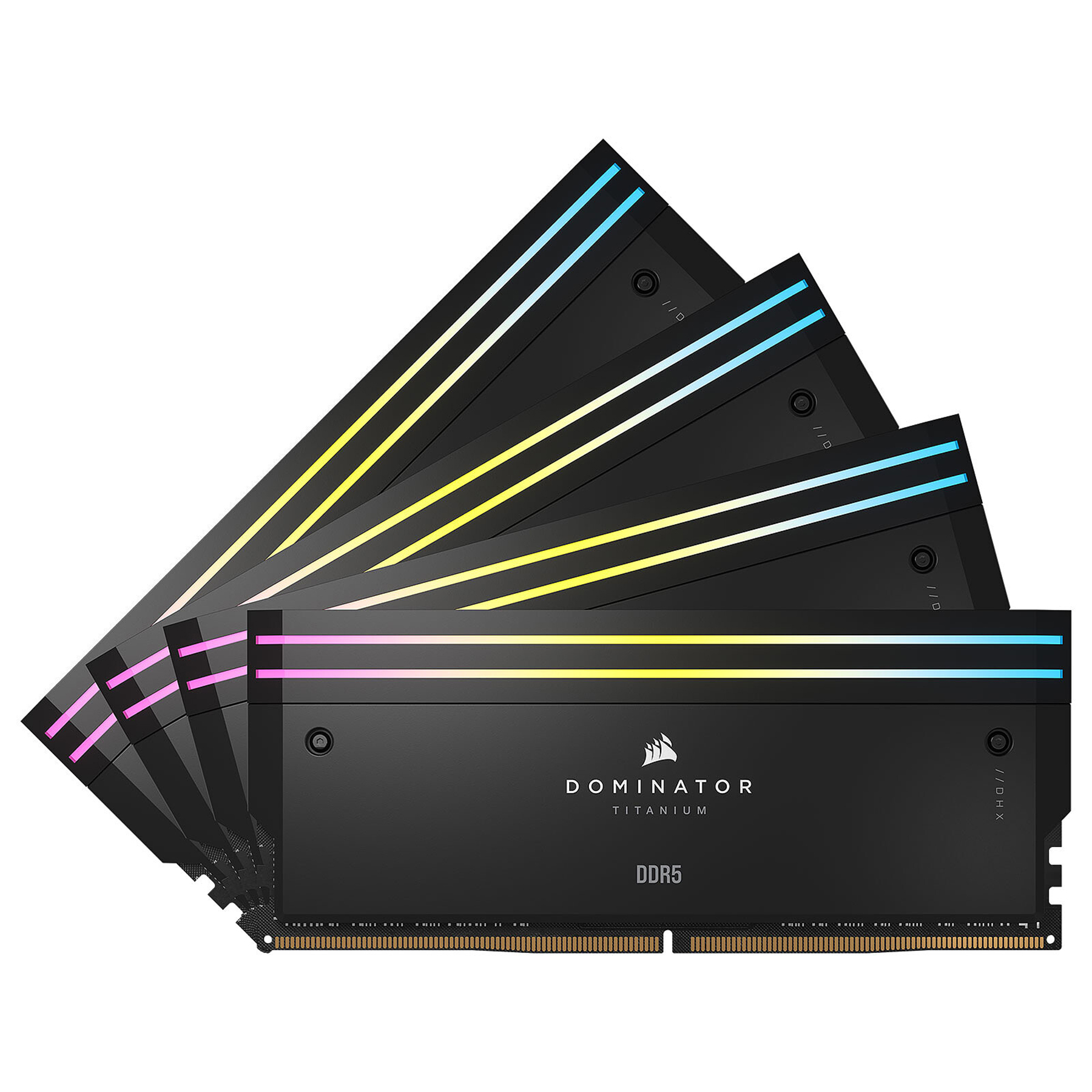 رم دسکتاپ ddr5 دو کاناله 6600 مگاهرتز cl32 کورسیر مدل DOMINATOR TITANIUM ظرفیت 96 گیگابایت