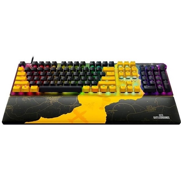 کیبورد مخصوص بازی ریزر مدل Huntsman V2 PUBG  (Linear Red Switch)