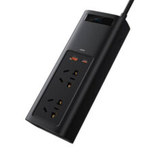 شارژر فندکی و مبدل خودرو باسئوس مدل power 150W (220v)
