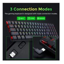 کیبورد مخصوص بازی ردراگون مدل Ashe  Pro K626P-KBS